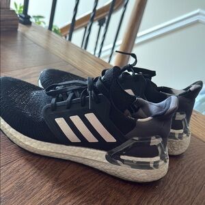 Adidas Black and White Running Shoes ultraboost
